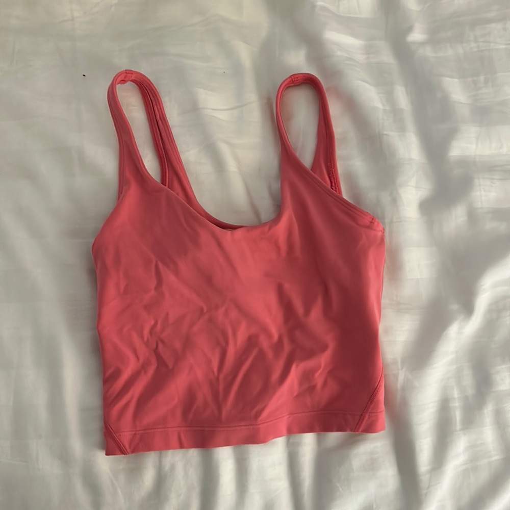 Pink coral align tank lululemon 2